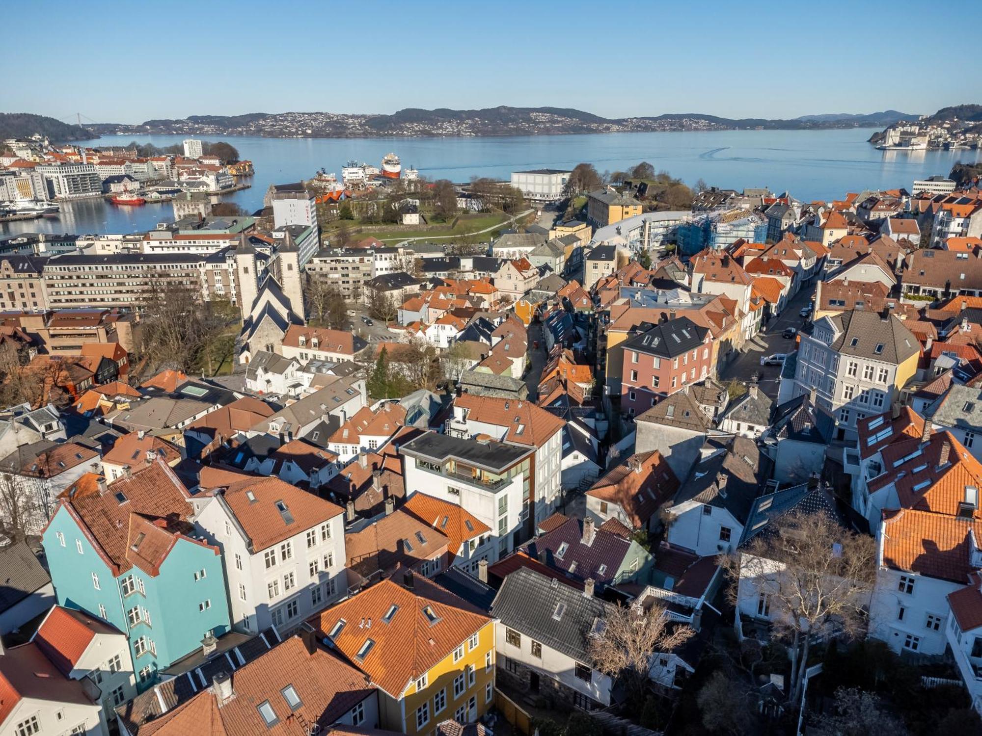 Bryggen // Floyen Apartments Bergen Ngoại thất bức ảnh